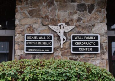 Wall Family Chiropractic Center plaques